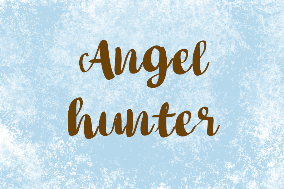 Angel Hunter script font