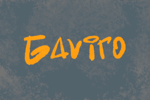 Gaviro graffiti font